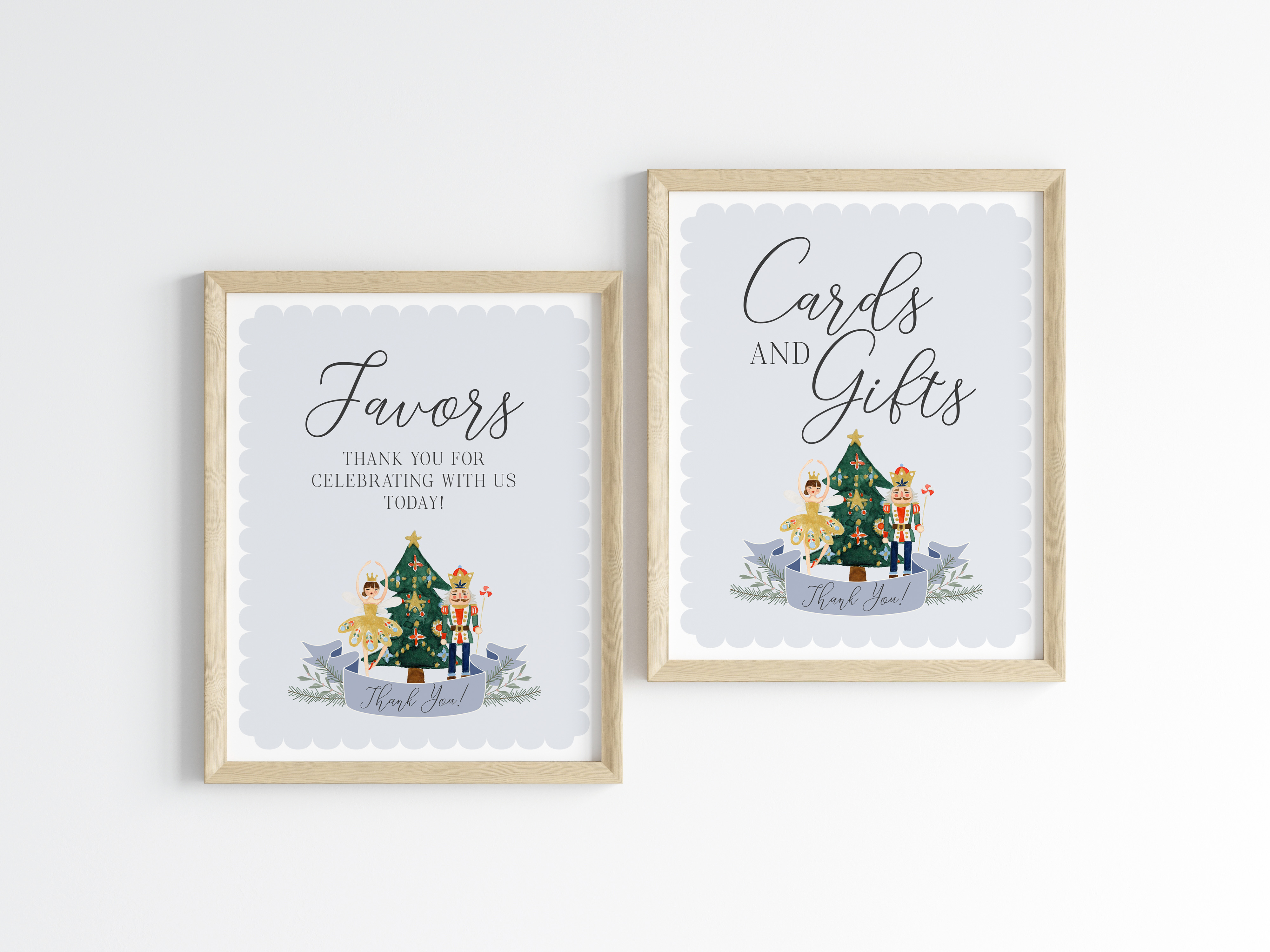 blue nutcracker - gifts and favors design preview