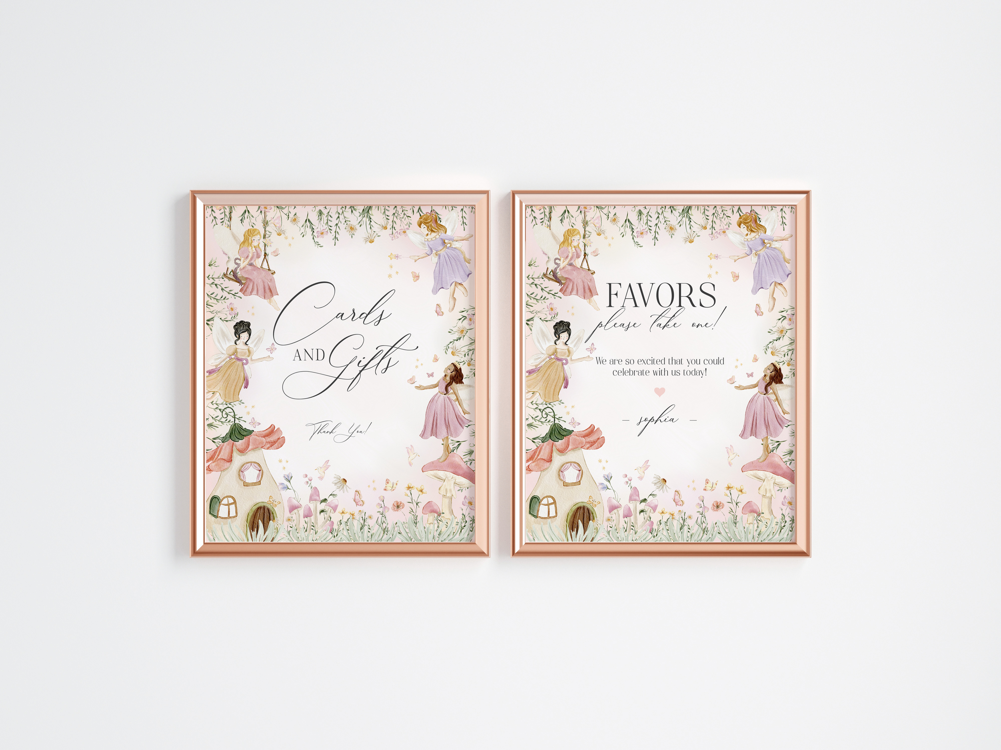 fairy - gifts and favors design preview