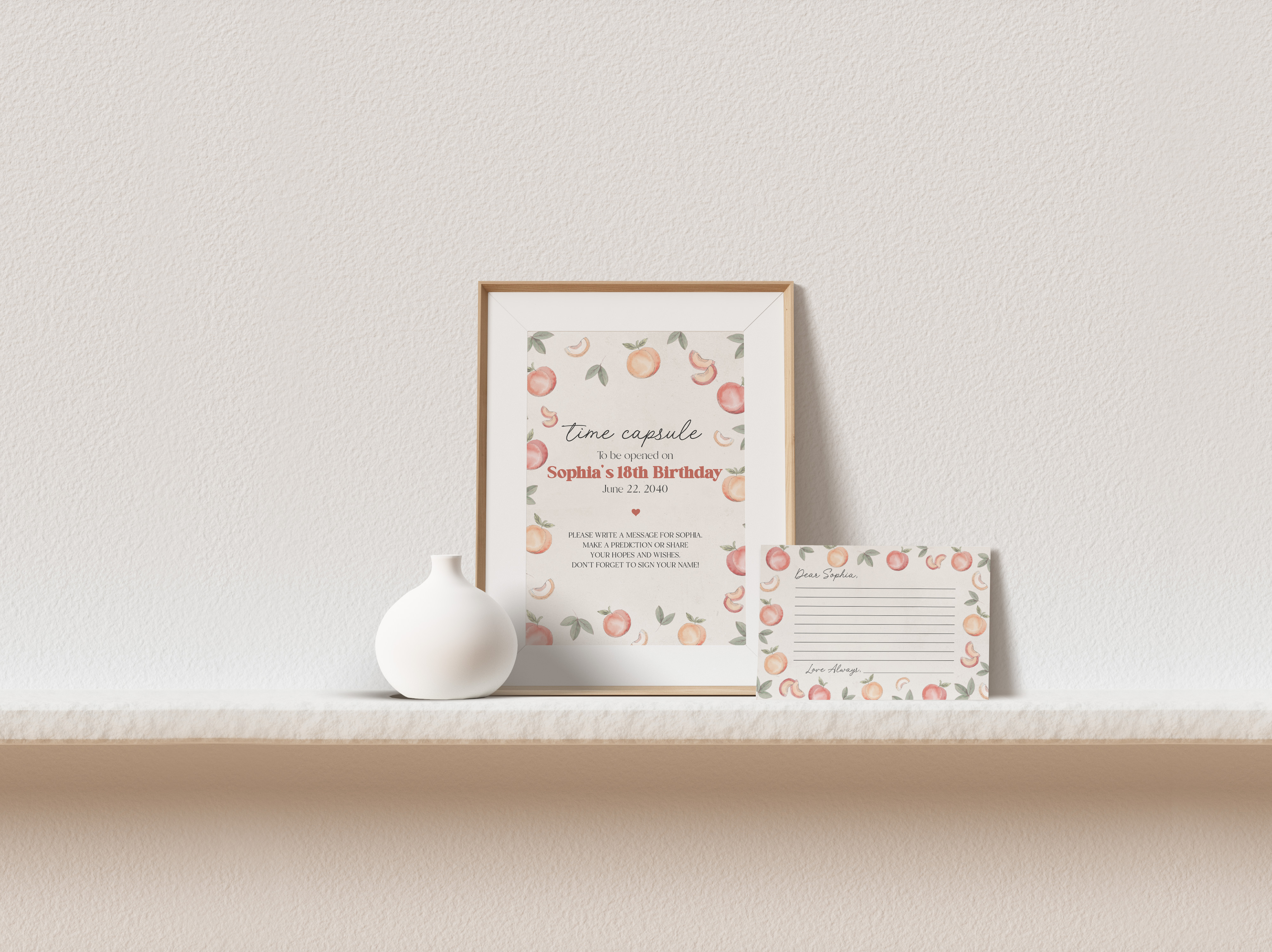 peach - time capsule design preview