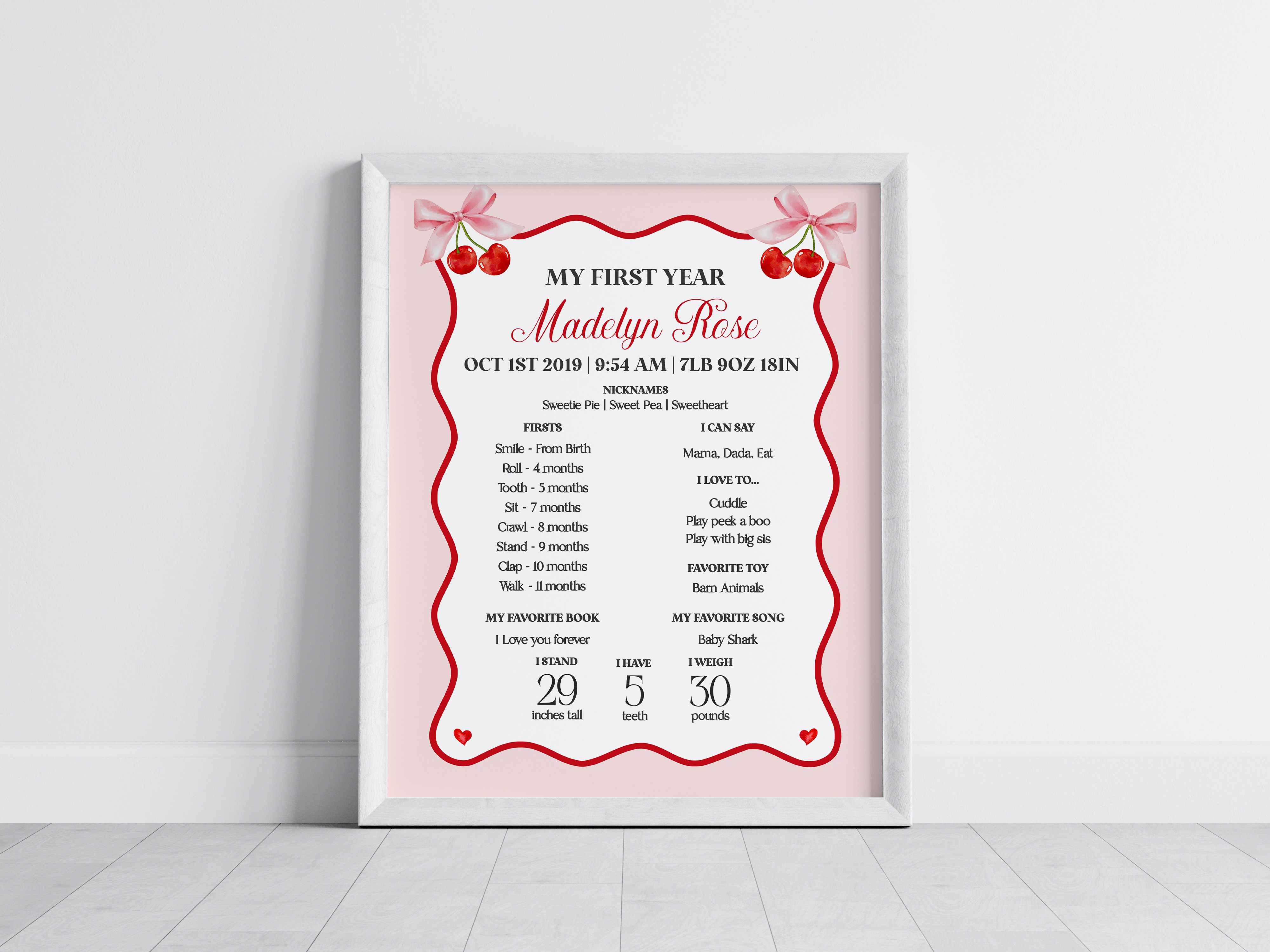 cherry - my first year design preview