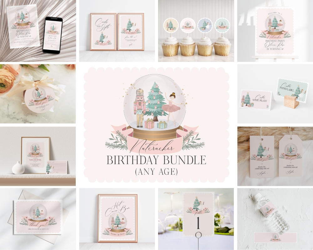 pastel nutcracker - birthday bundle design preview