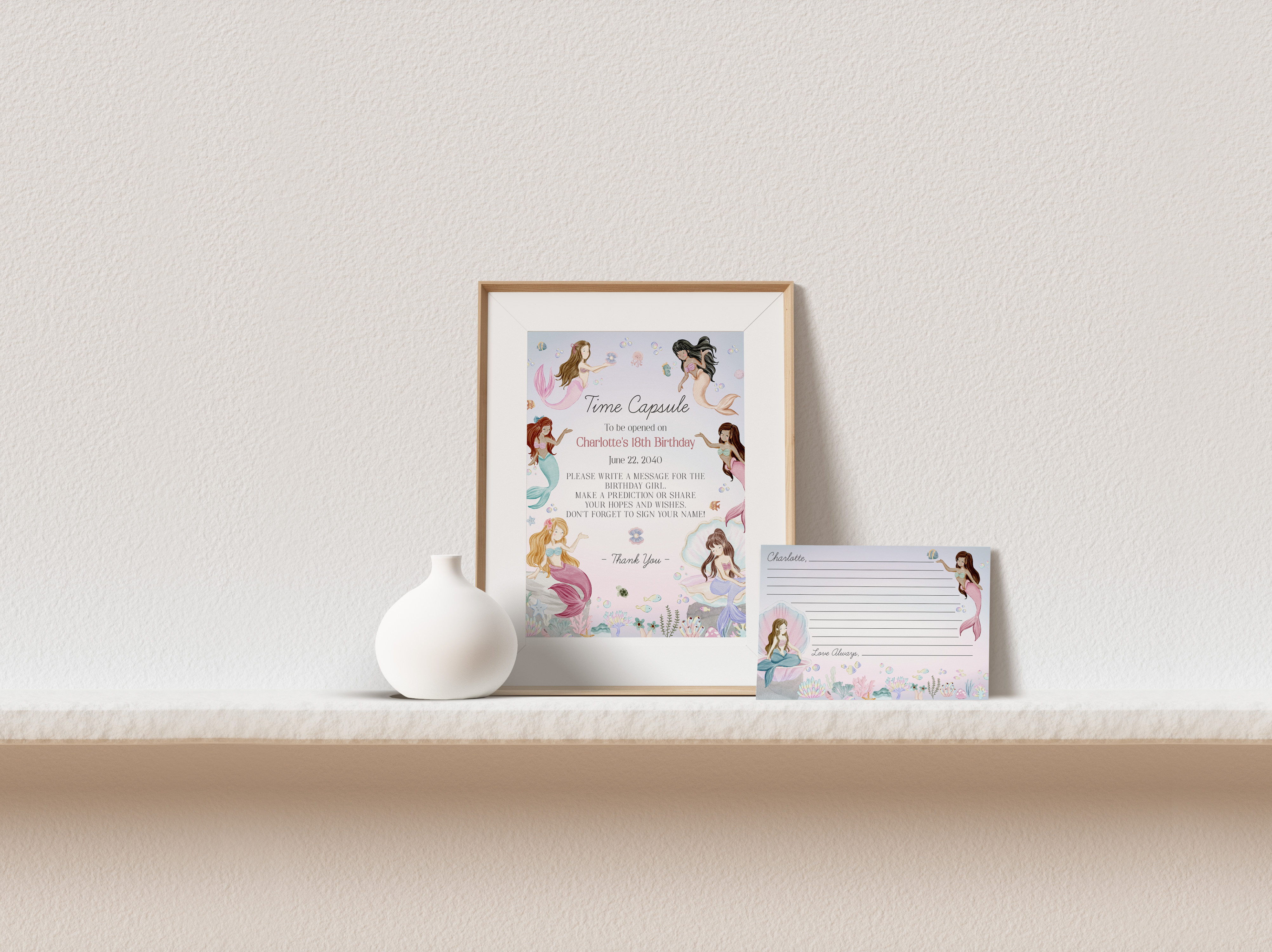 mermaid - time capsule design preview