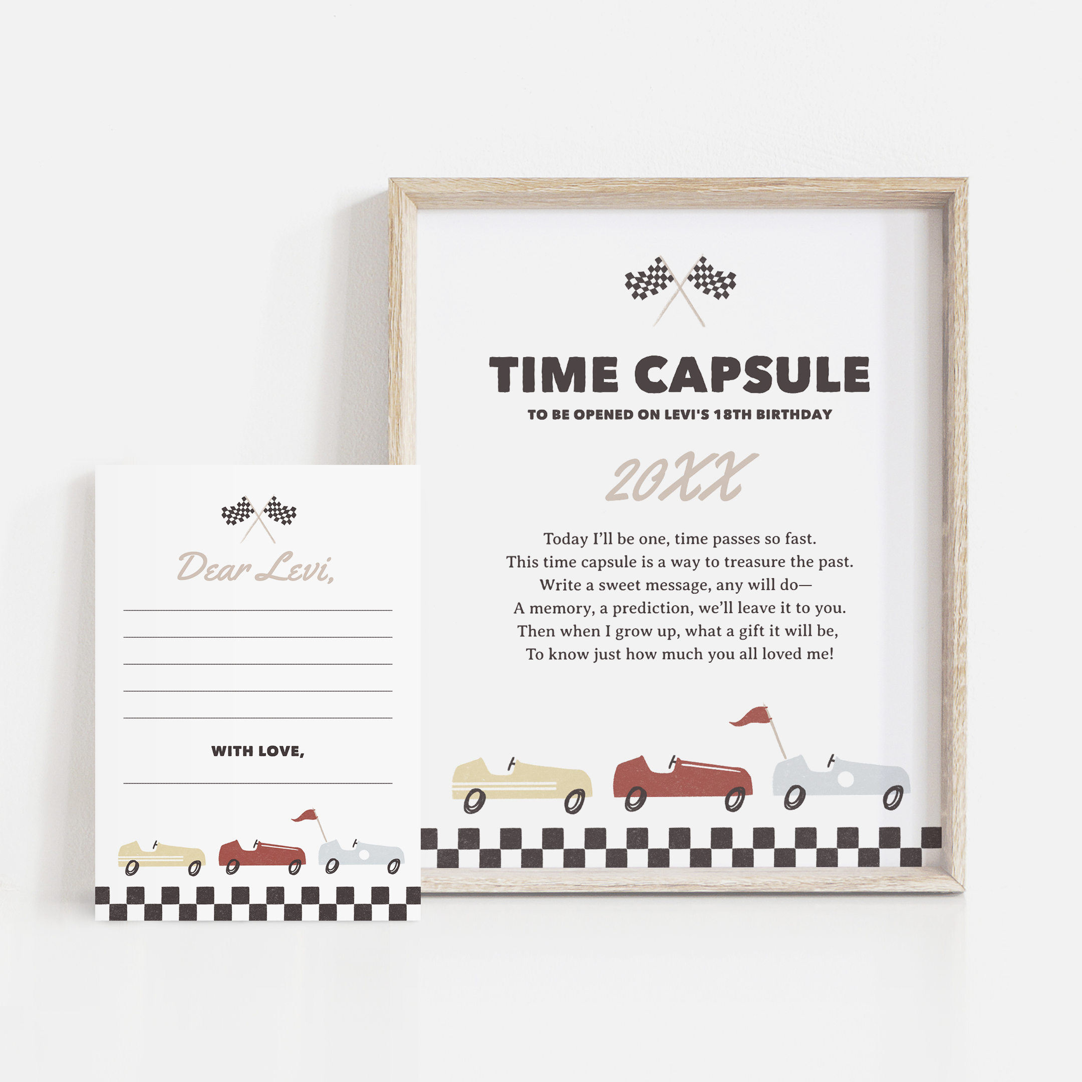 Time Capsule - Race Cars - 9999 design preview