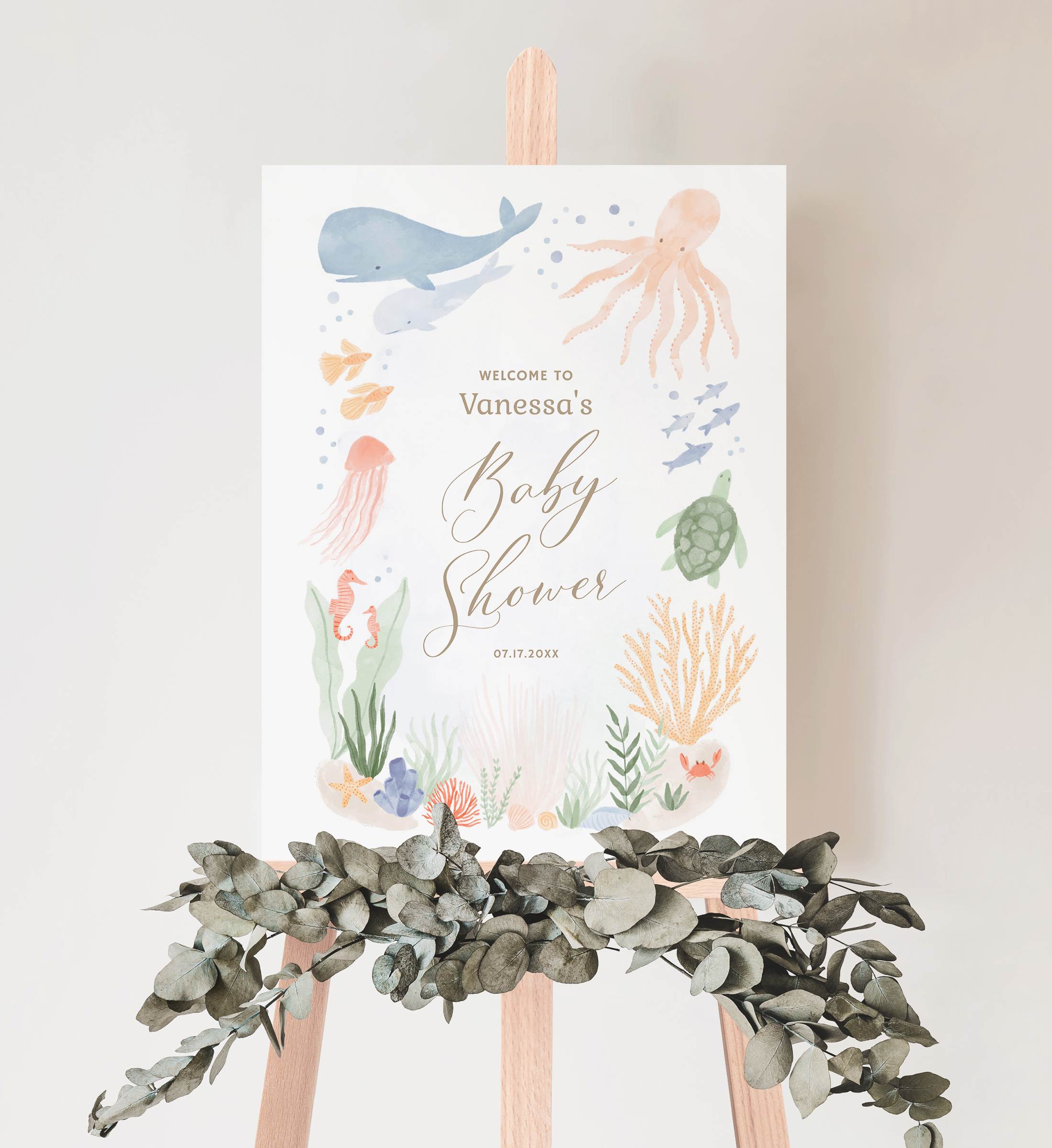 Welcome Sign - Under the Sea - 1002 design preview