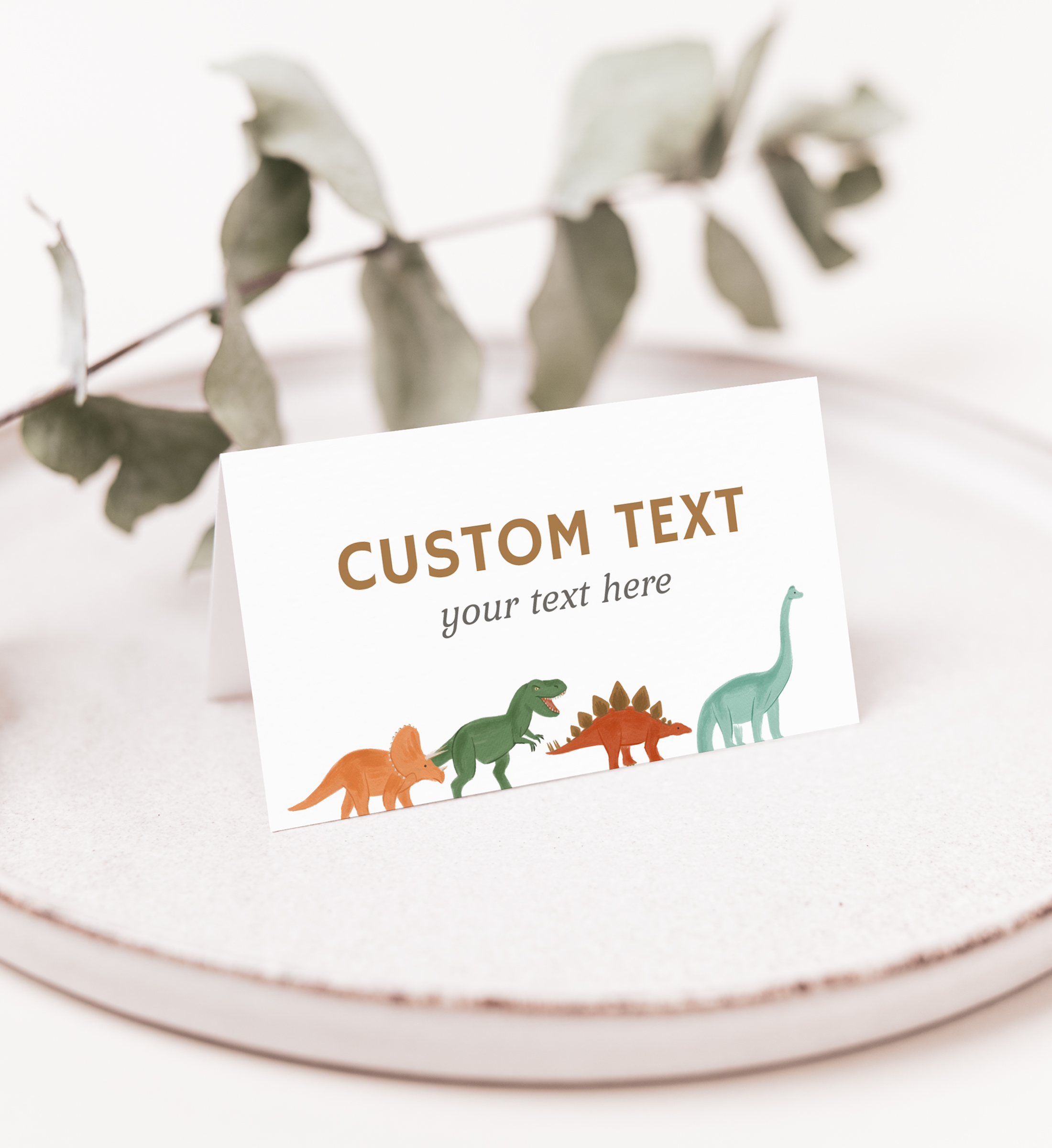 Tent Card - Dinosaurs - 9994 design preview