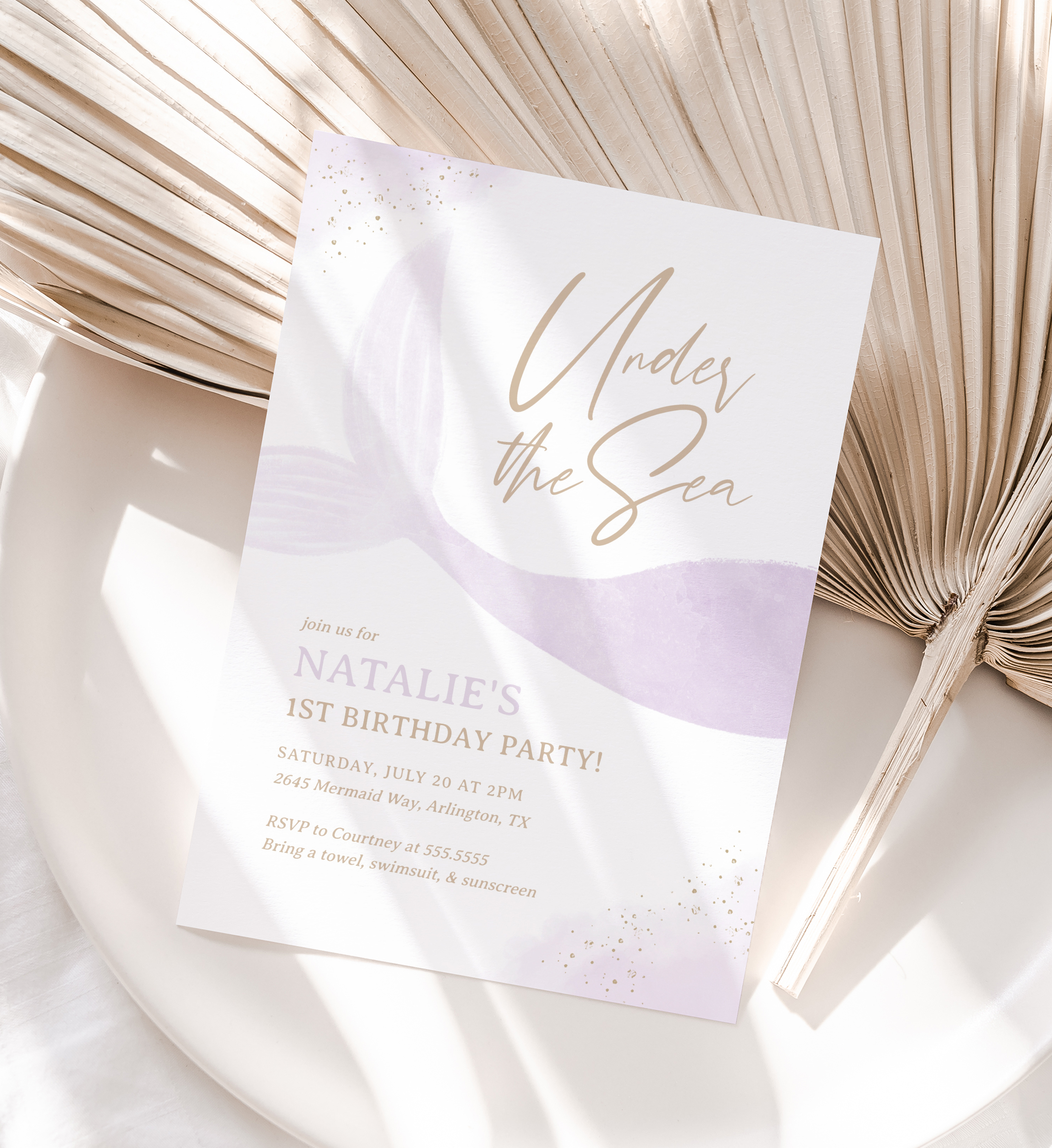 Birthday Invitation - Under the Sea - 9977 design preview