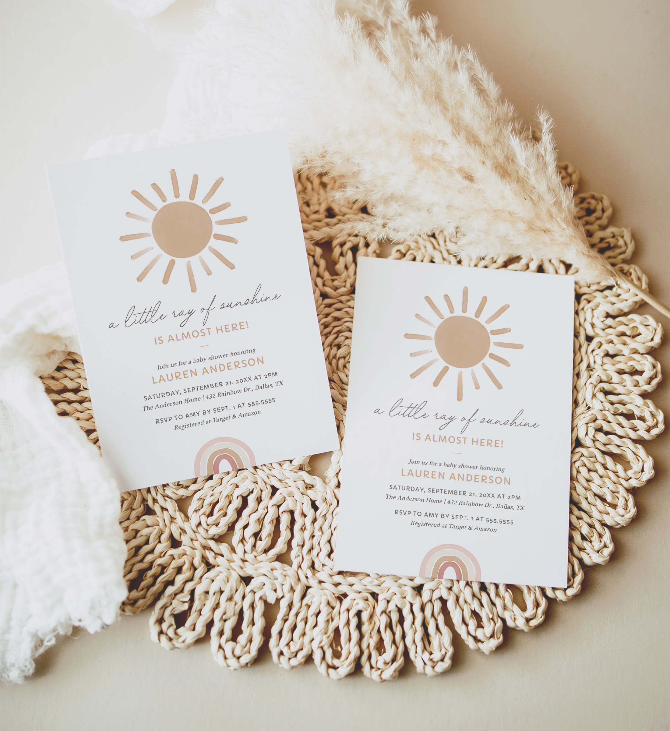 Baby Shower Invitation - Little Ray of Sunshine (PNCP) - 1038 design preview