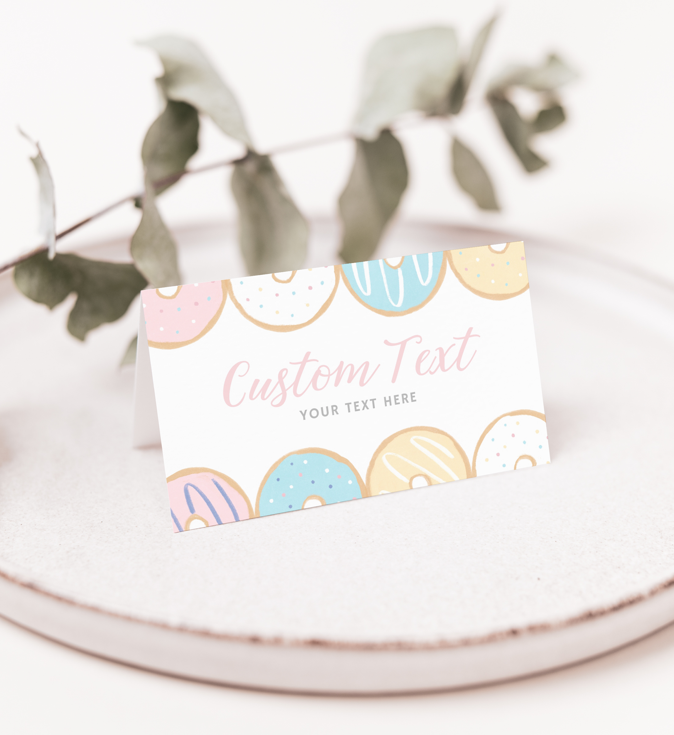 Tent Card - Donuts - 9993 design preview