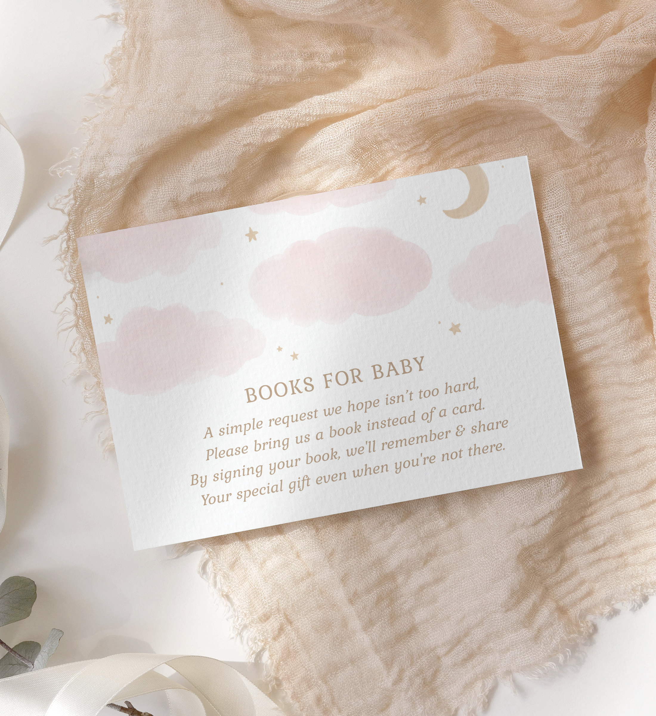 Books for Baby Insert - Cloud and Stars - 1020 design preview