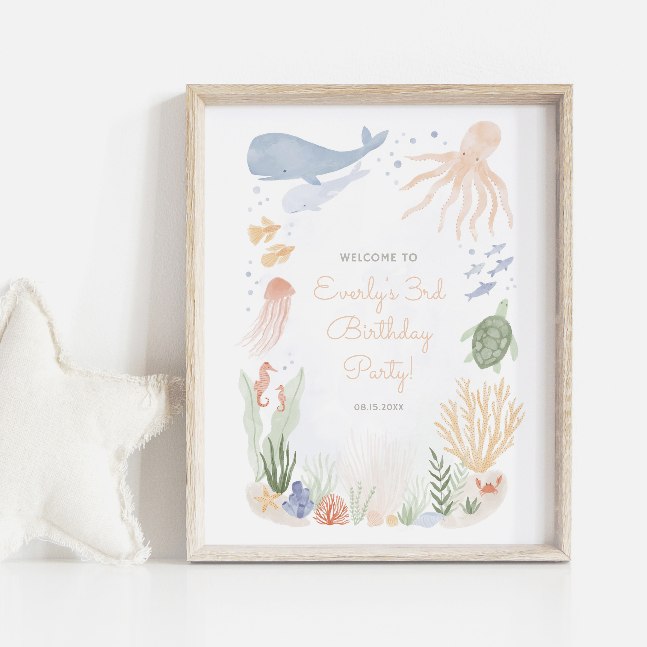 Welcome Sign - Under the Sea - 9996 design preview
