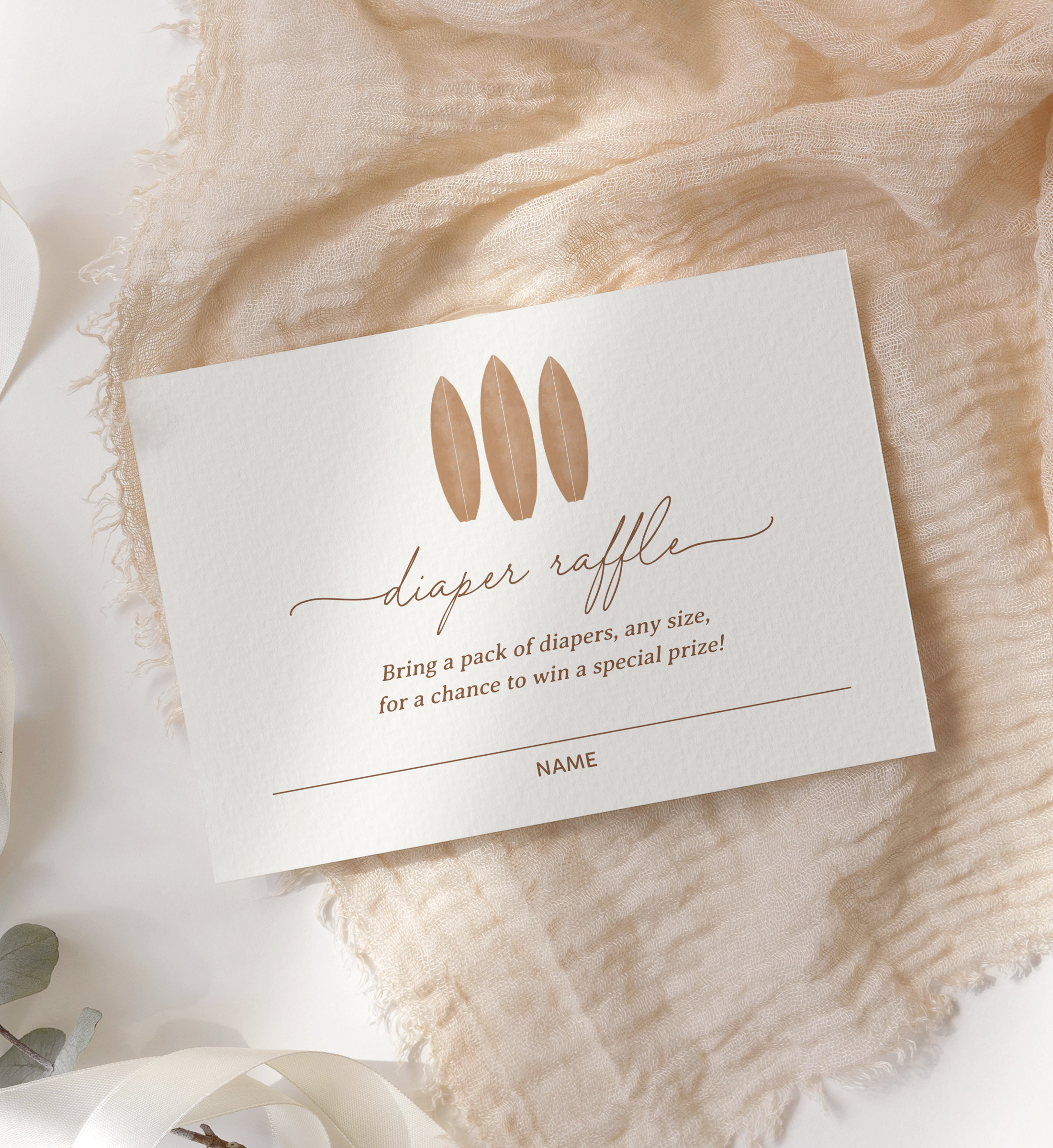 Diaper Raffle Ticket - Baby on Board - 1040 design preview