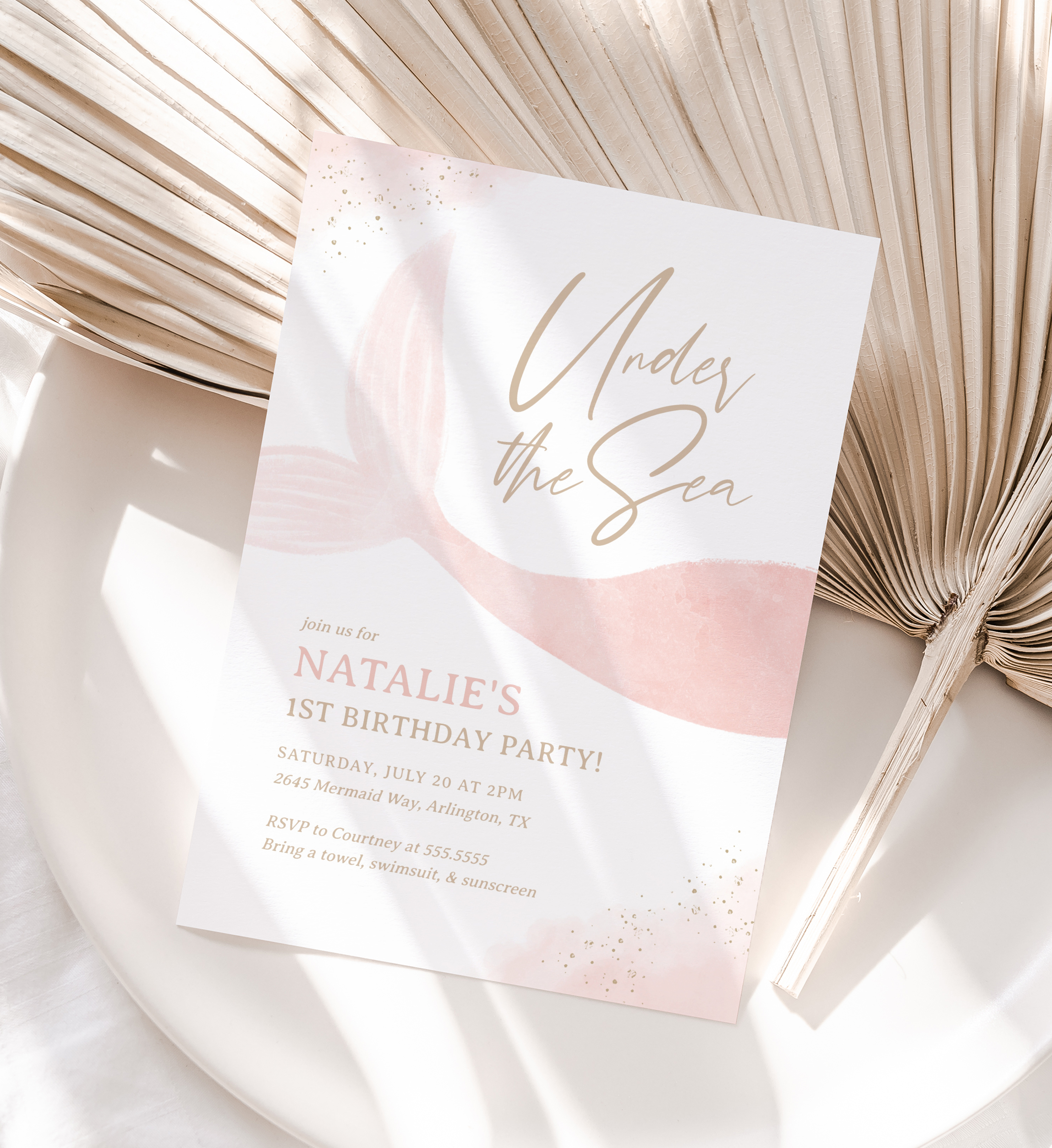 Birthday Invitation - Under the Sea - 9978 design preview
