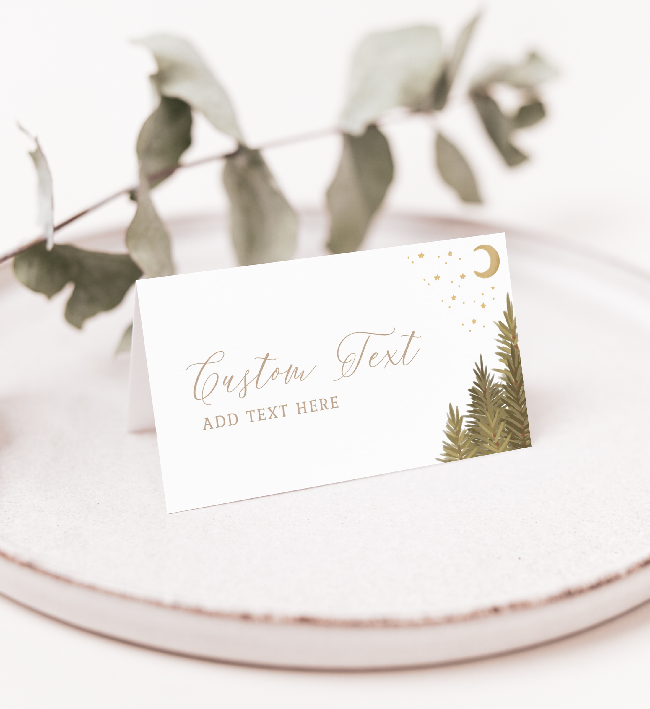 Tent Card - Woodland - 1015 design preview