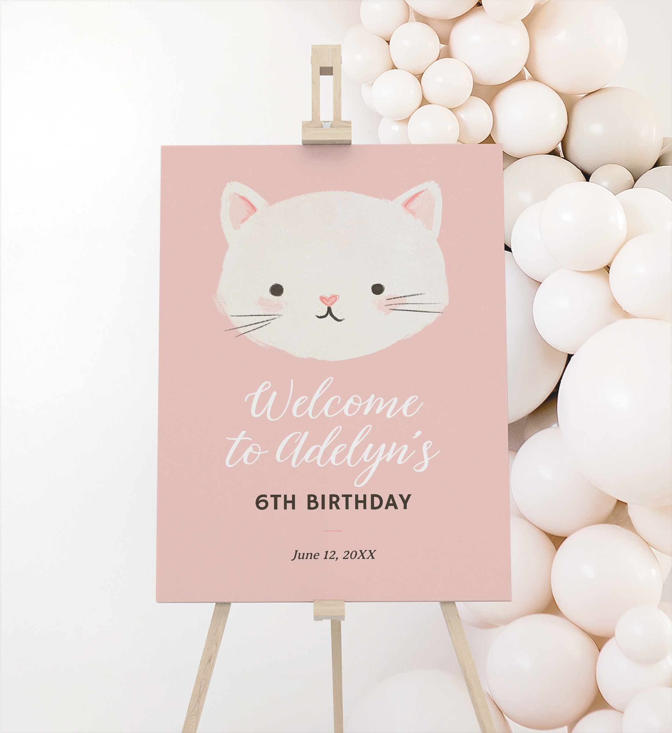 Welcome Sign v2 - Kittens - 9991 design preview