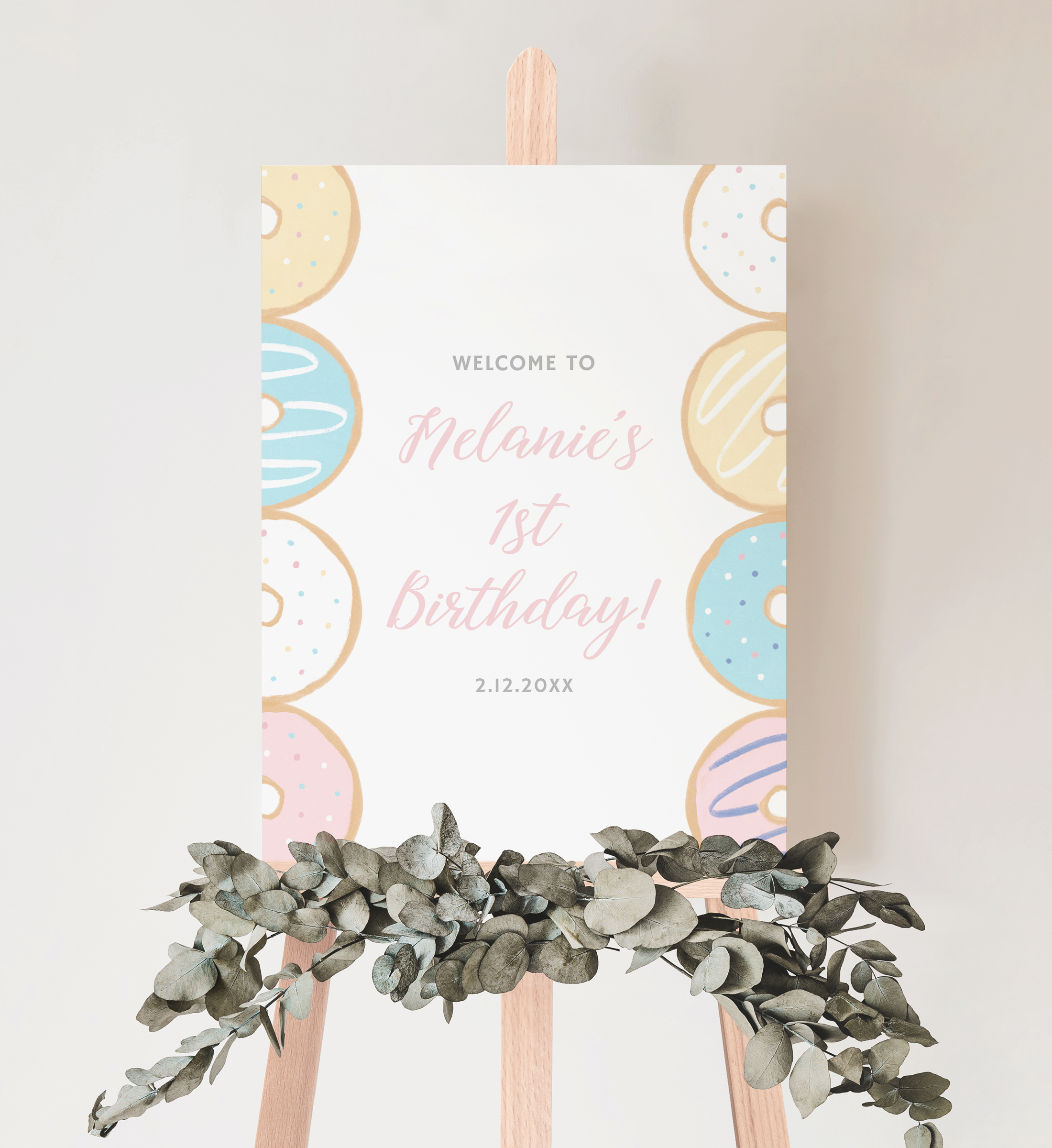 Welcome Sign - Donuts - 9993 design preview