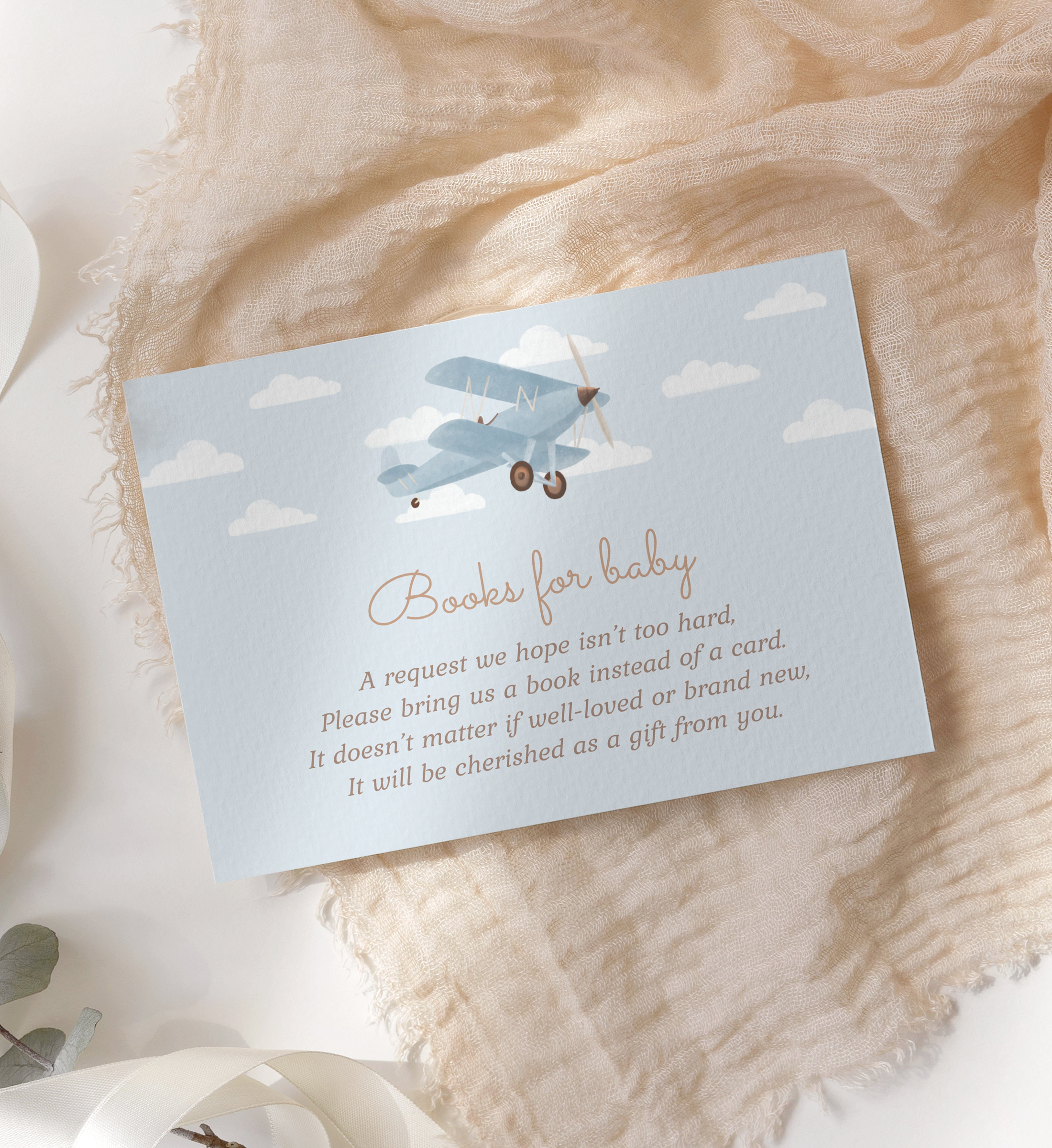 Books for Baby Insert - Airplane - 1028 design preview