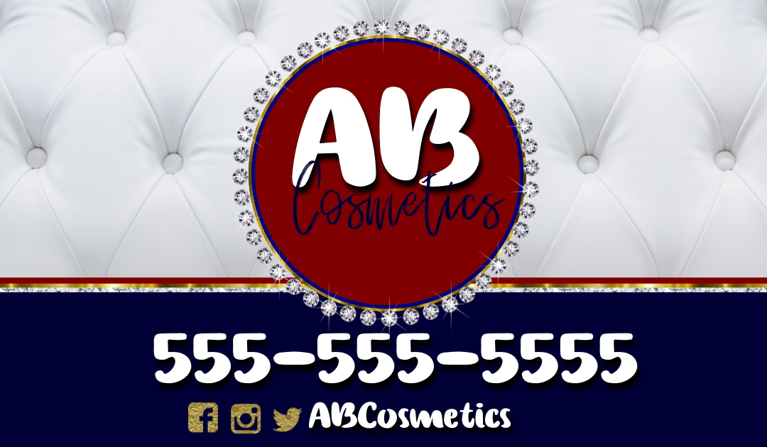 American Beauty Business Card Template design preview