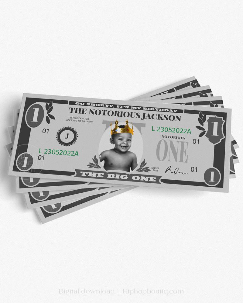 The Big One dollar bill | 6.14x2.6 in design preview
