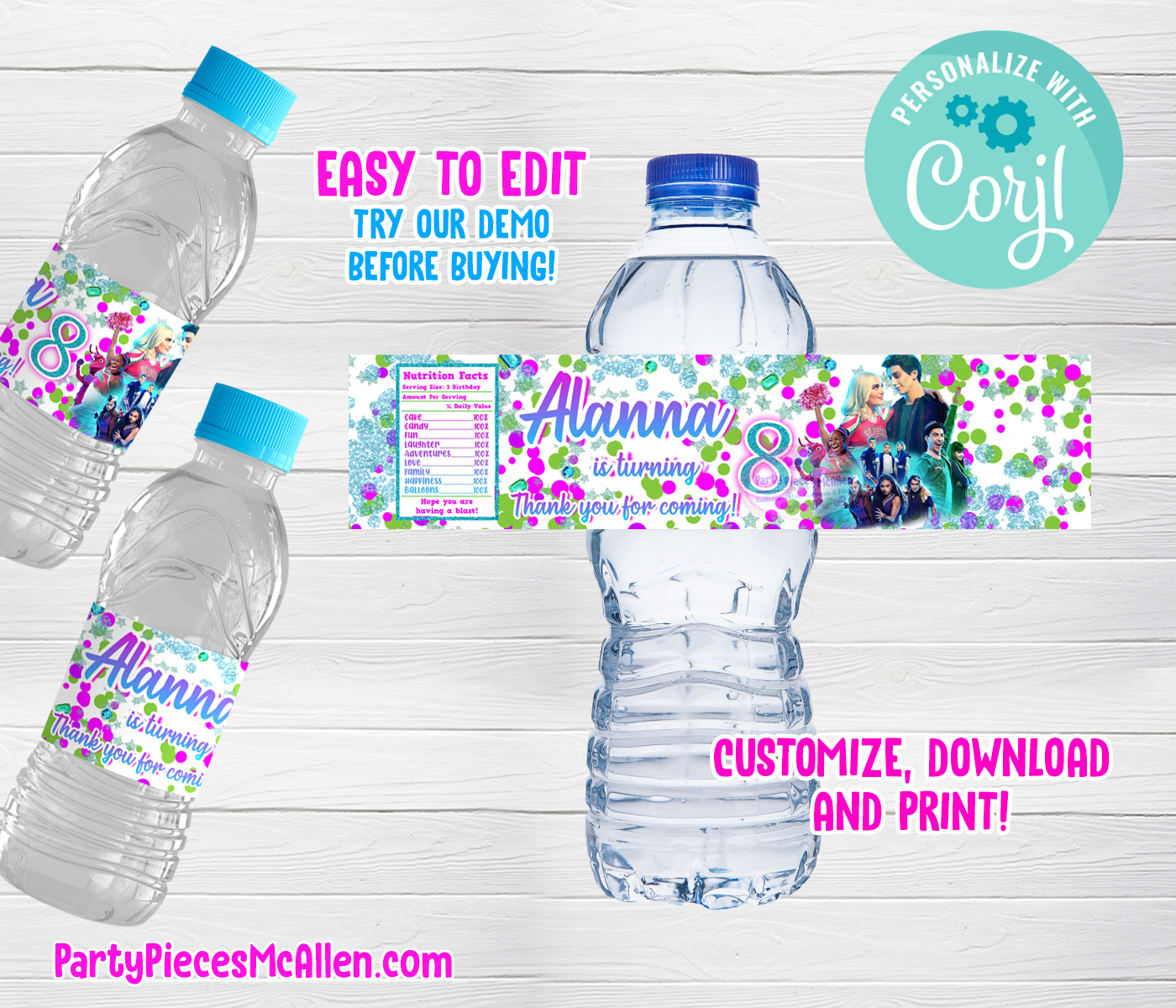 Zombies 3 Water Label design preview