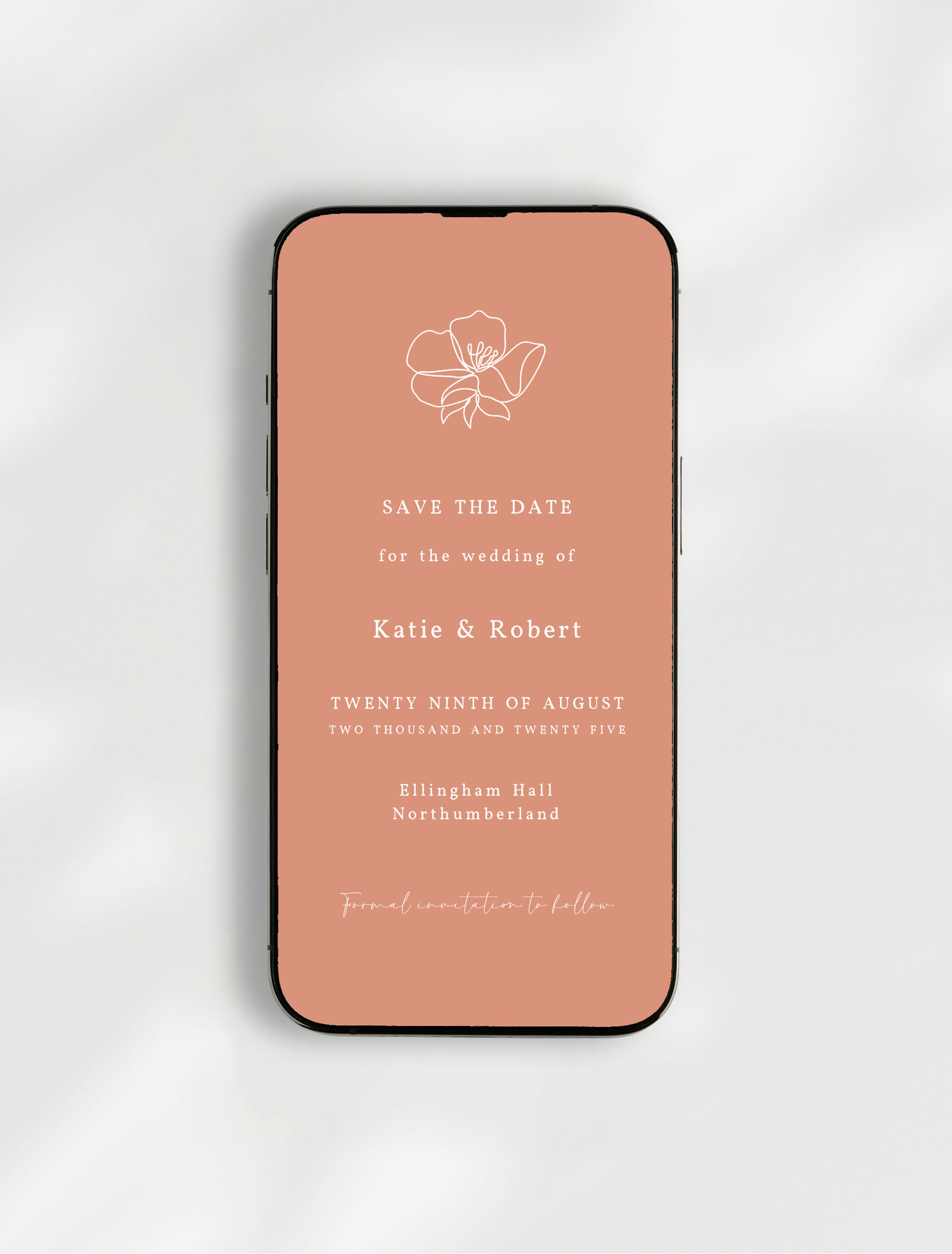 Clio Save the Date (Digital) design preview
