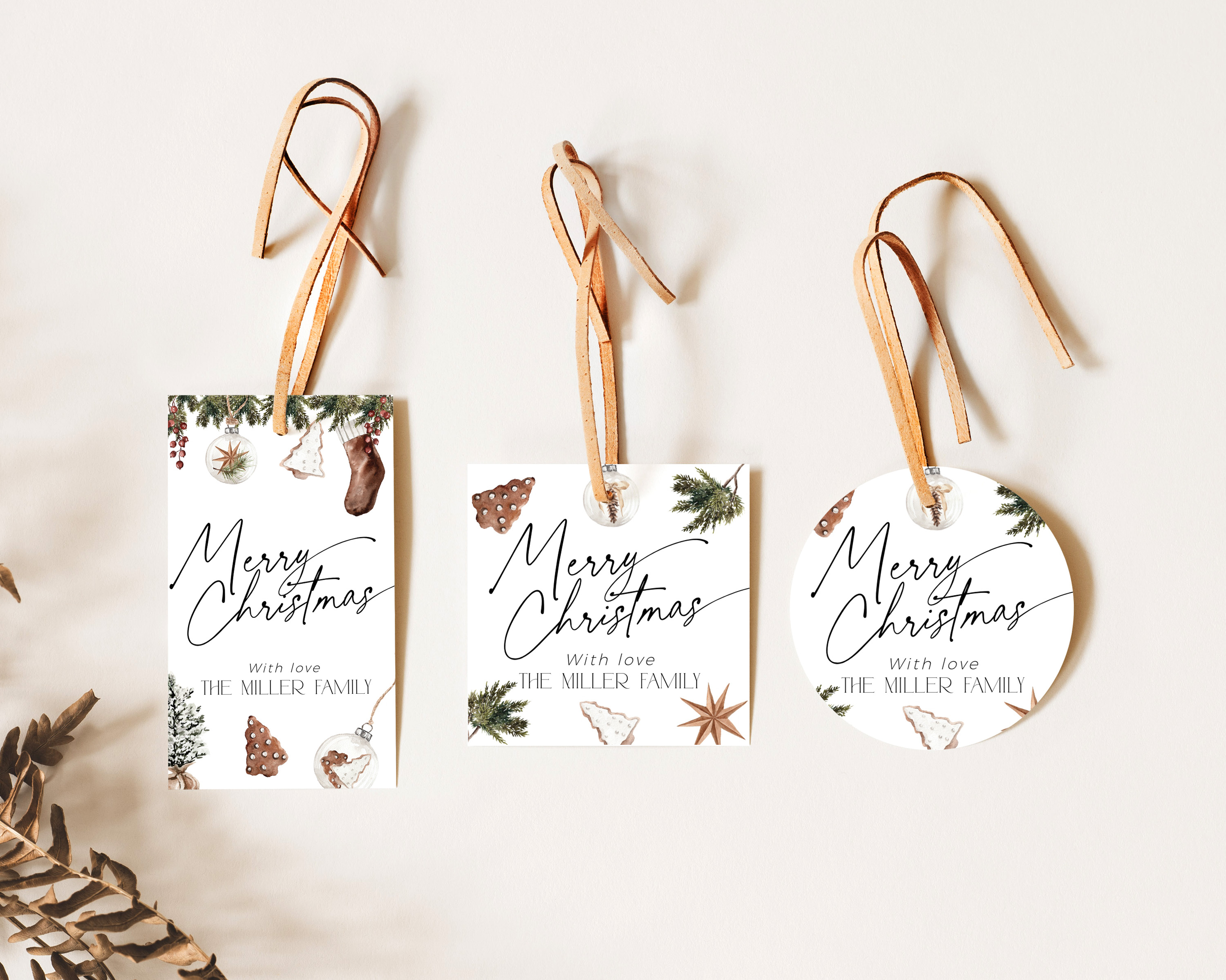 CH053-02 Gift Tag - Cozy Christmas design preview