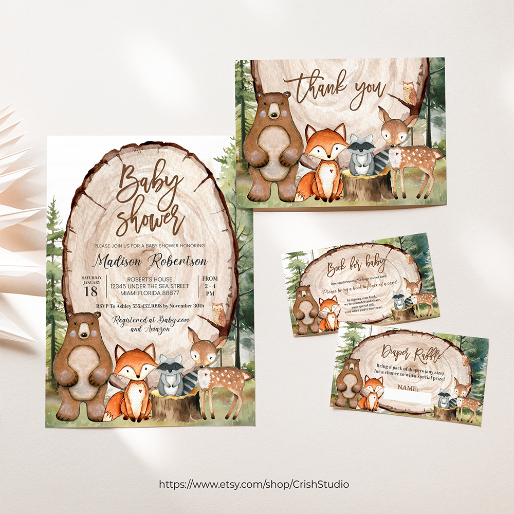 W103 - Baby Shower Set design preview