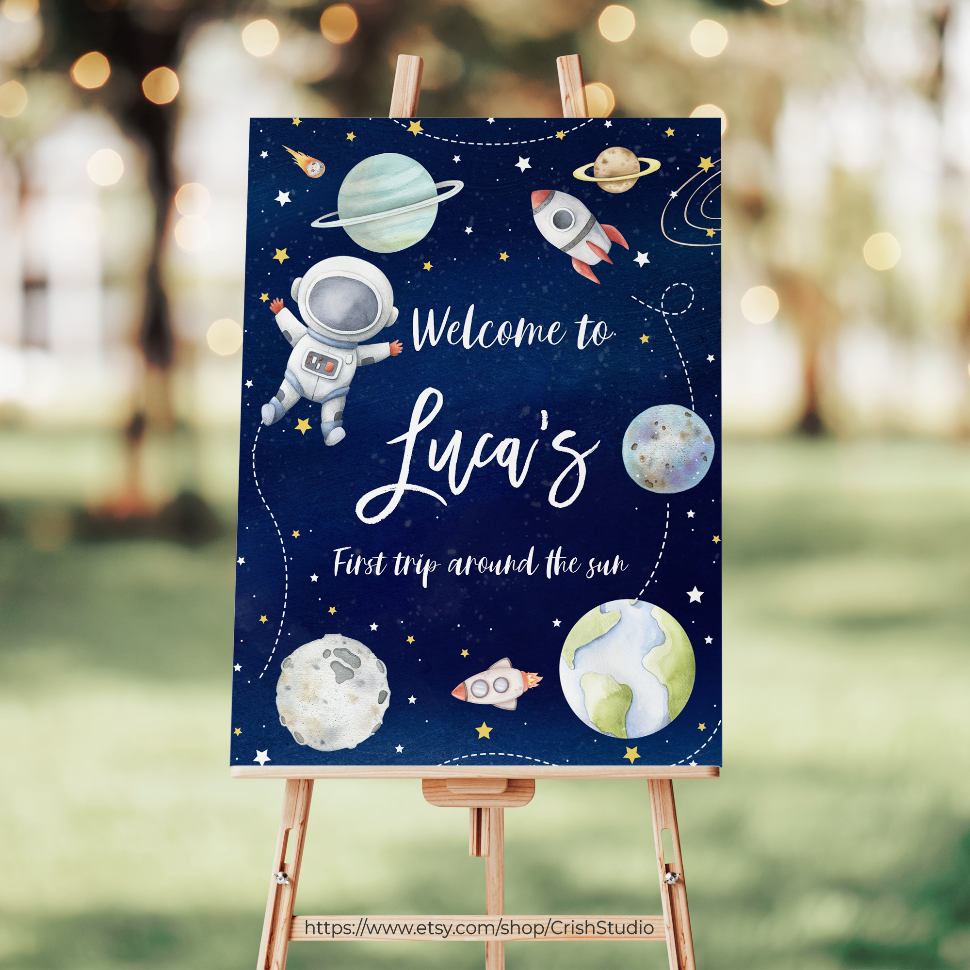TA03-Trip Arround The Sun Welcome Sign design preview