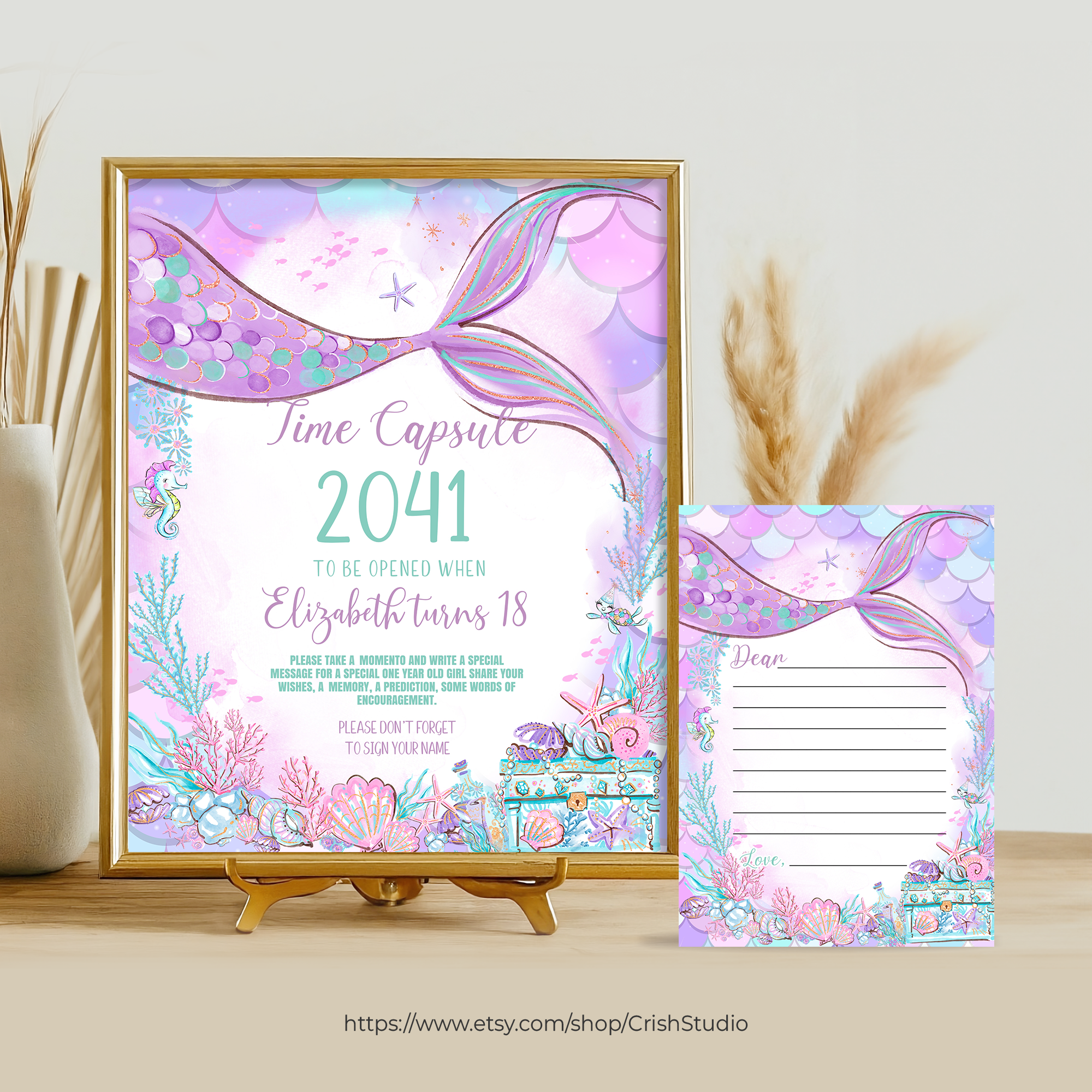 M301-Time Capsule Sign and Cards design preview