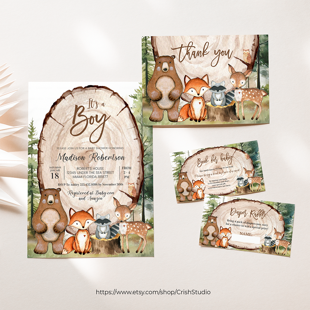 W102 - Baby Shower Set design preview