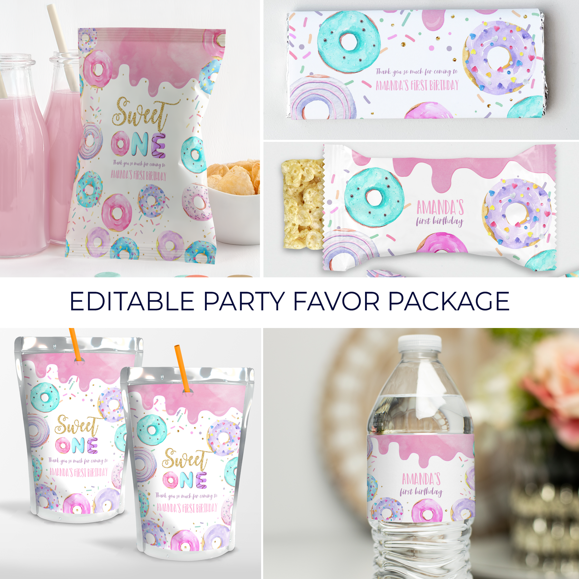 D001 - Party Favor Package design preview