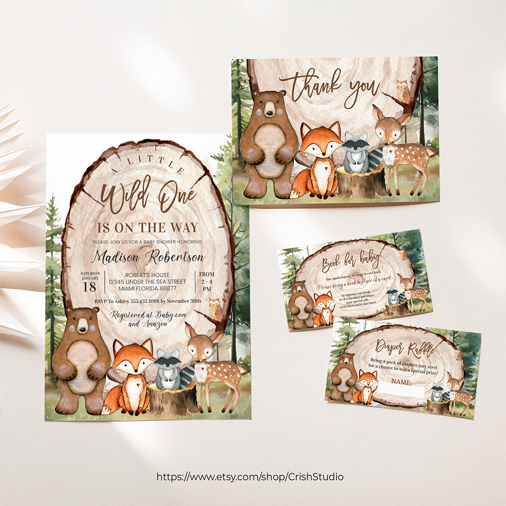 W104 - Baby Shower Set design preview