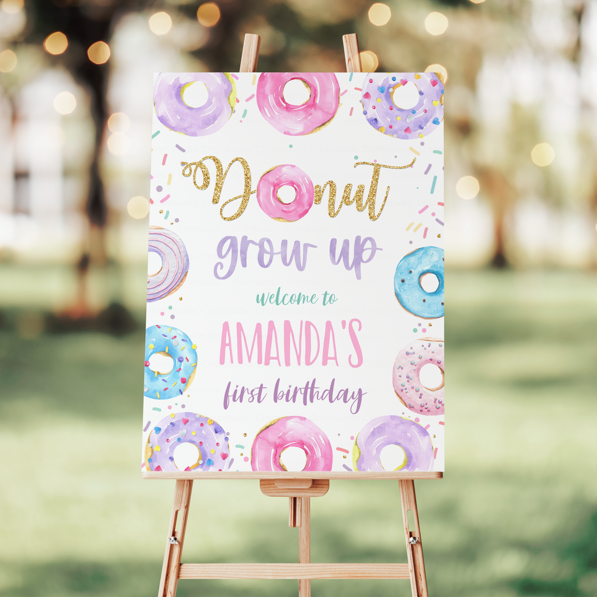 D006 - Welcome Sign design preview