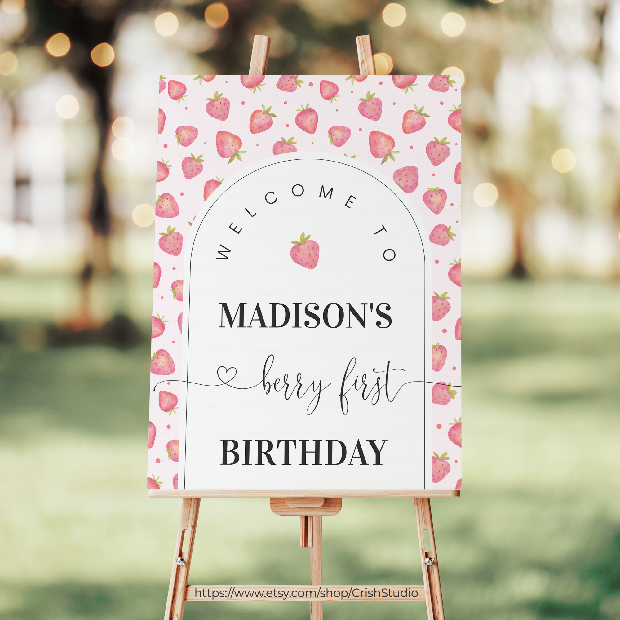 BF01 - Welcome Sign (16 X 20", 18 X 24", and 24 X 36") design preview