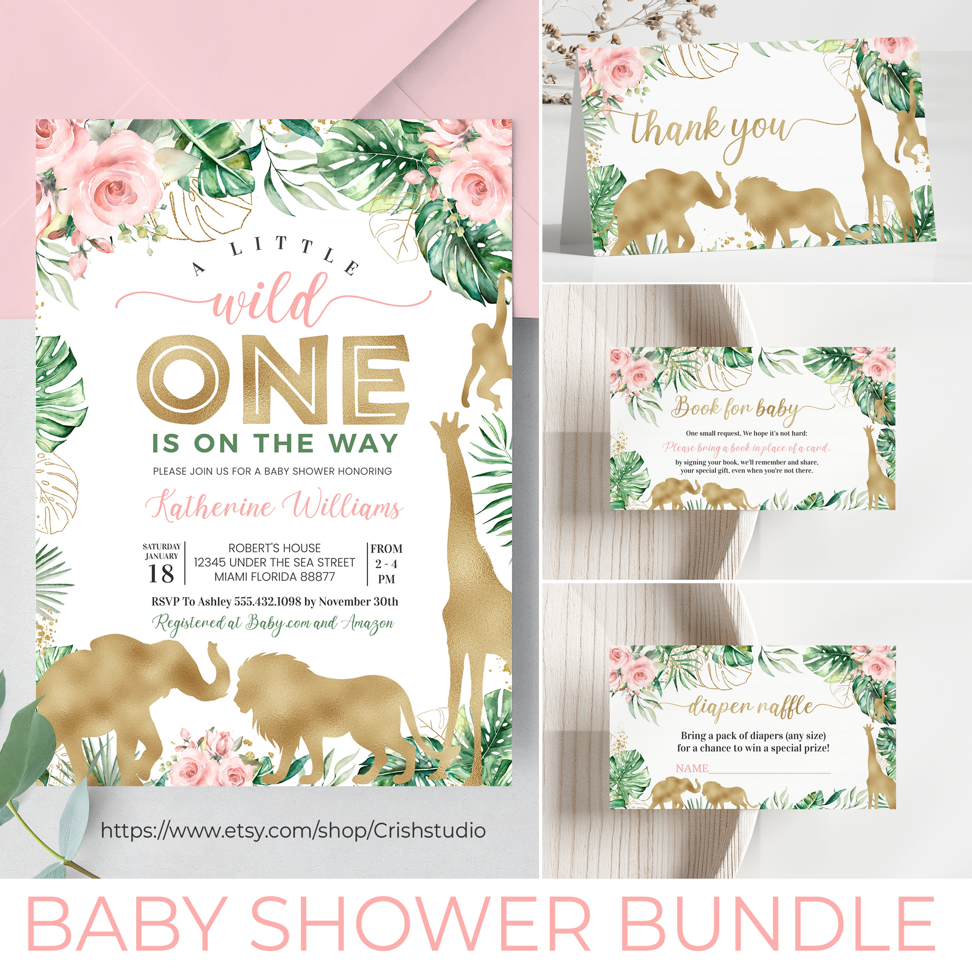 JG06 - Baby Shower Set design preview