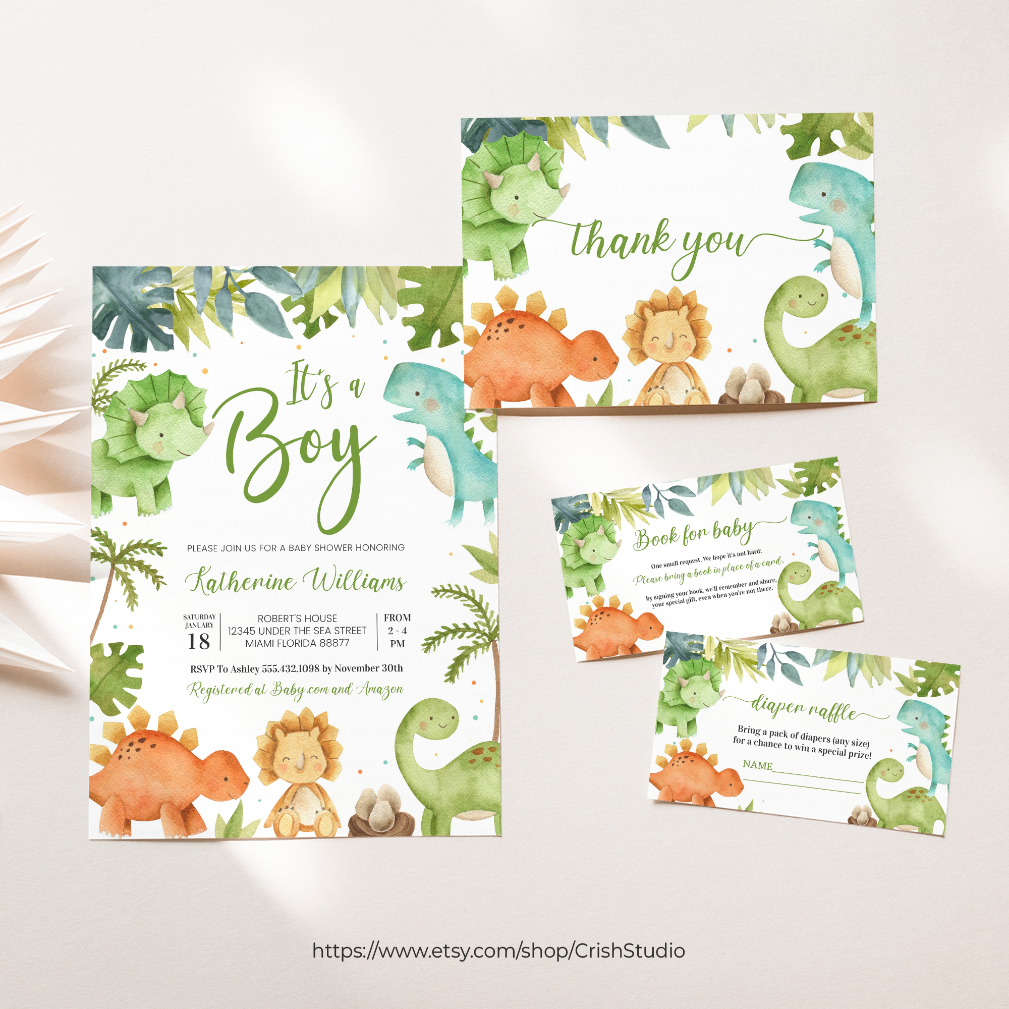 DI101- Baby Shower Set design preview