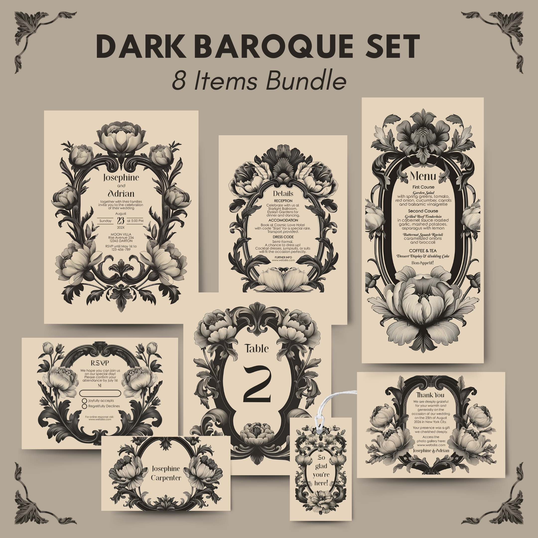 Set 446_8 Items design preview