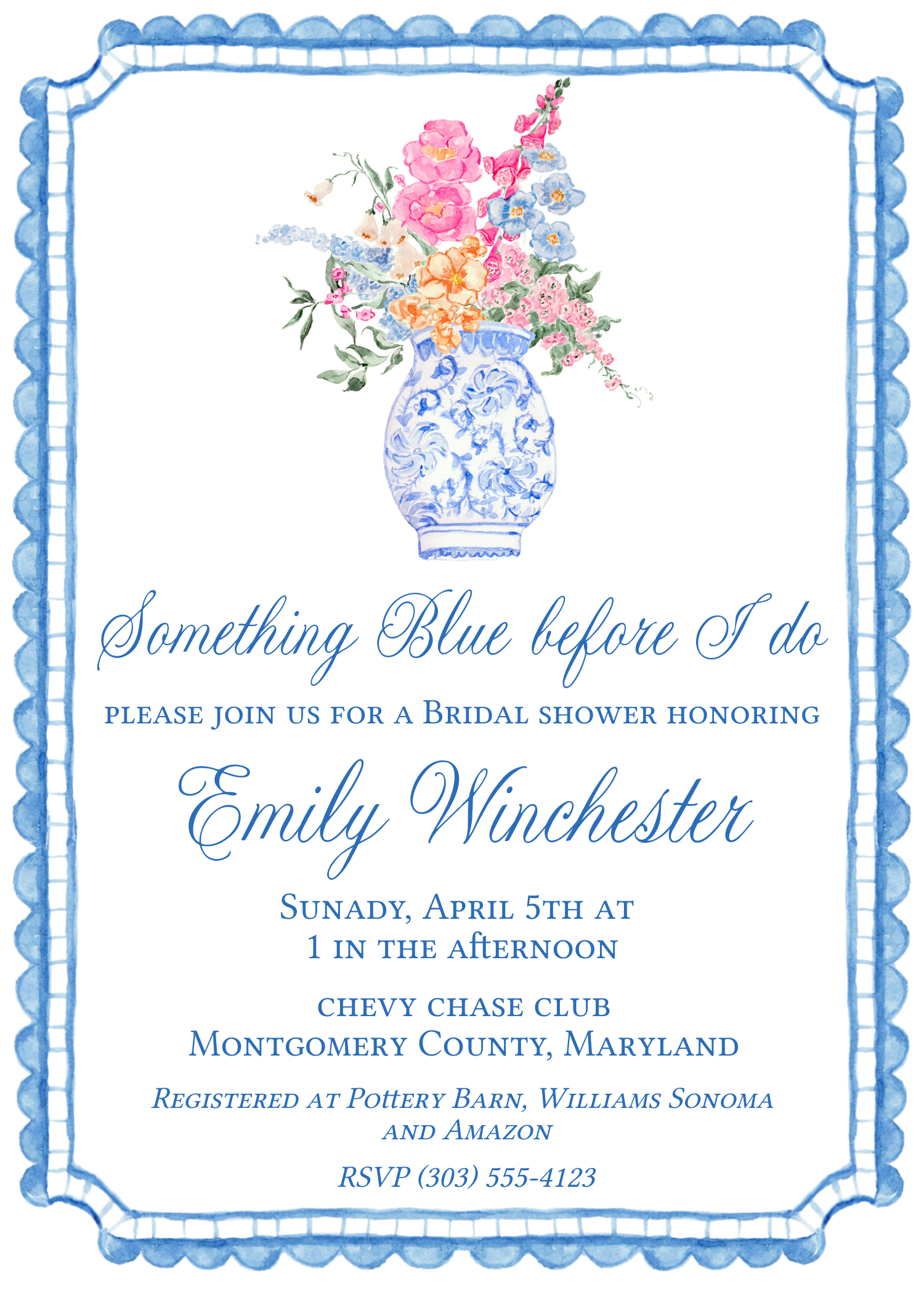 Something Blue Before I Do design preview
