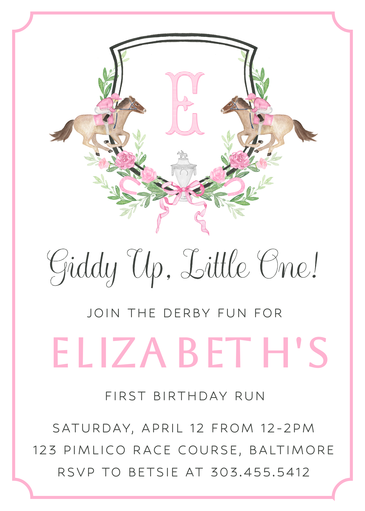 Kentucky Derby - Pink design preview