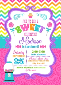 Sweet Shop Party Invitation: Sweet Shop Party Pack