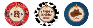 Western Cupcake Toppers: Western Party Pack YeeHaaaa...!