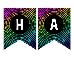 Disco Dance Banner: Disco Dance Party Package