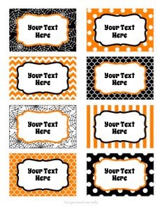 Halloween Labels 2 design preview