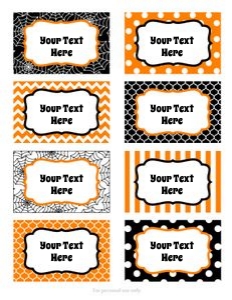 Halloween Labels: Halloween Labels 2