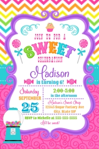 Sweet Shop Party Invitation: Sweet Shop Party Pack