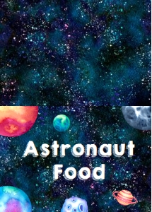Surprise Bonus Gift Editable Space Food Tent Cards: Printable Space Photo Invitation 5 x 7