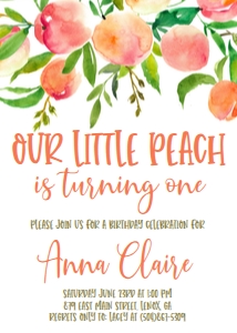 Birthday Peaches: Birthday Peaches