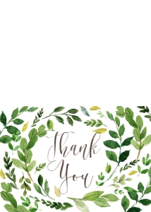 Thank You Greenery Wreath Meli: Baby Shower Greenery Leaf Wreath 521115014