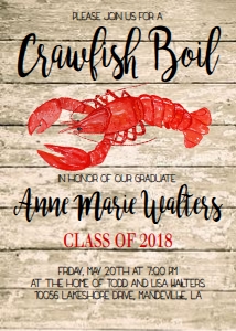 Crawfish Boil Grad: Crawfish Boil Grad