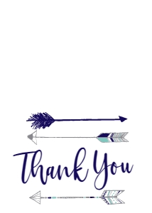 Baby Shower Adventure Arrow Navy Aqua Thank You: Baby Shower Adventure Arrow Navy Aqua