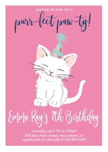 Birthday Cat Pink: Birthday Cat Pink